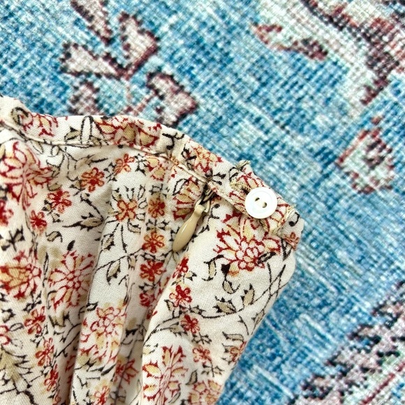 Y2K low rise floral skirt | Vintage Lucky Brand size S - Picture 4 of 5